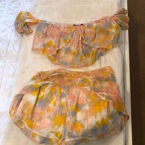Honey Punch Tie Dye Two Piece Set